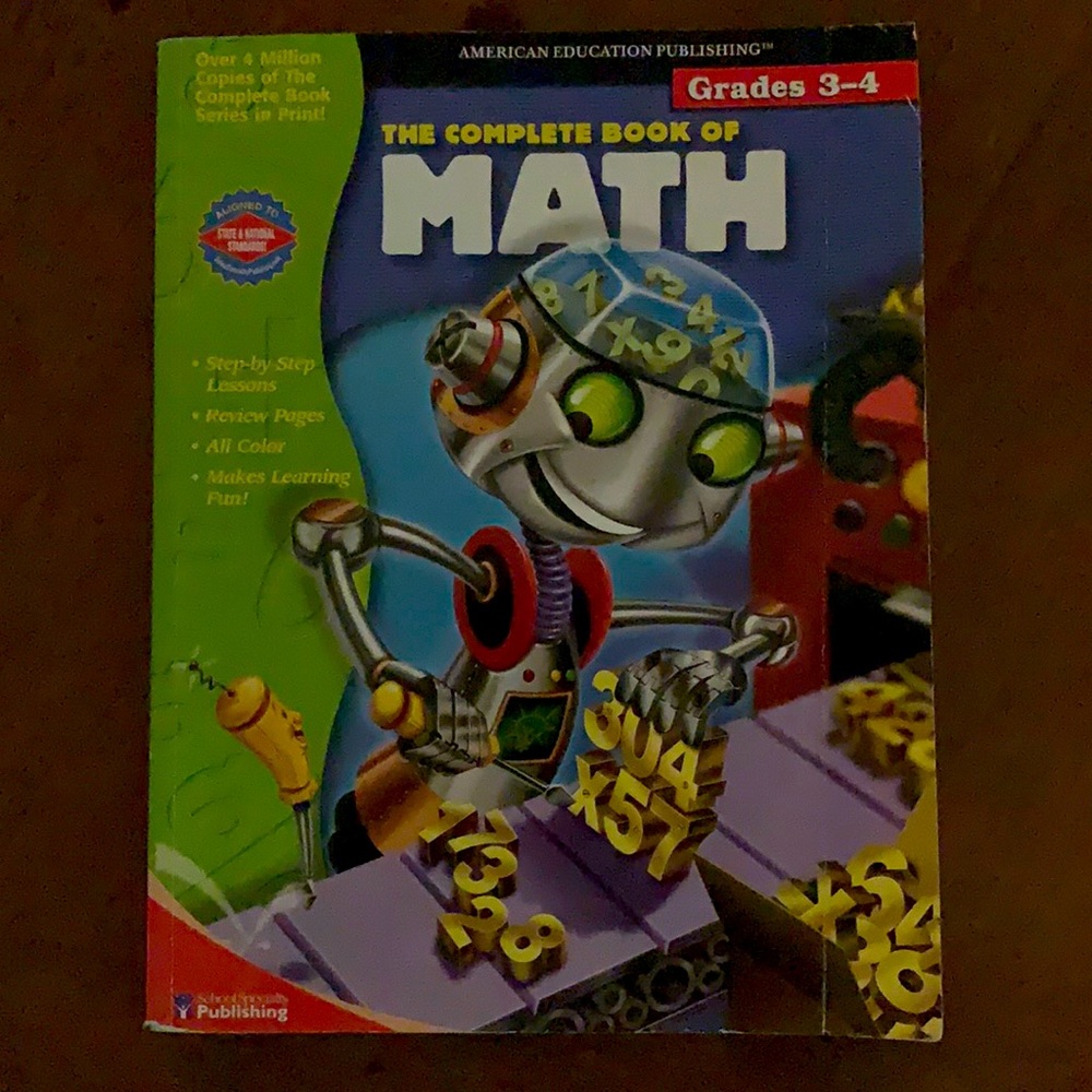 Grades 3 - 4 Complete Book Of Math